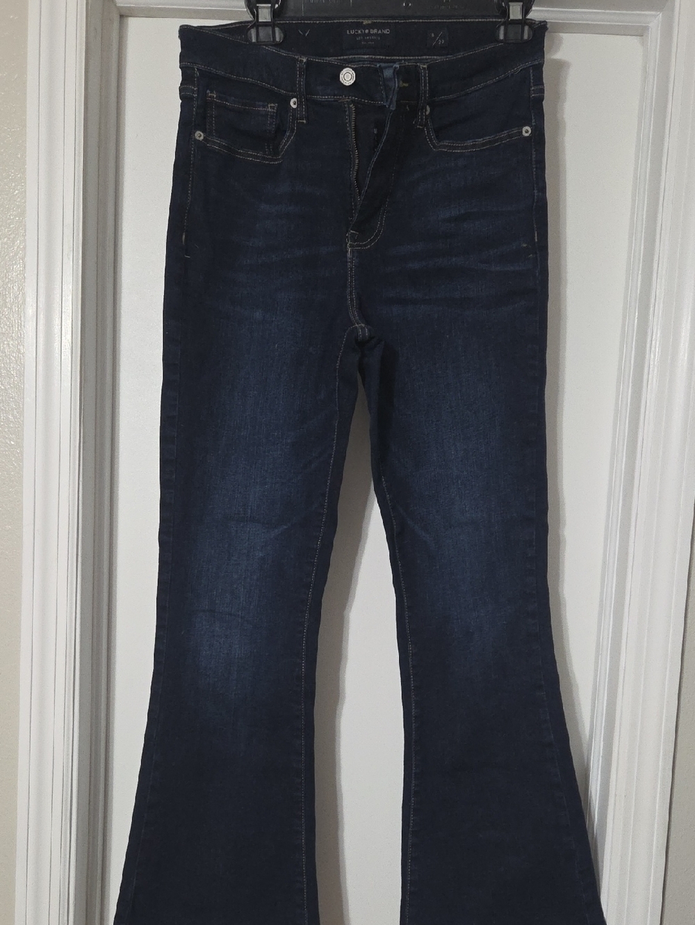 Lucky High Rise Indigo Blue Flare Jeans
